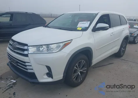 2018 Toyota Highlander Le from USA, damaged, VIN 5TDZZRFH7JS249702